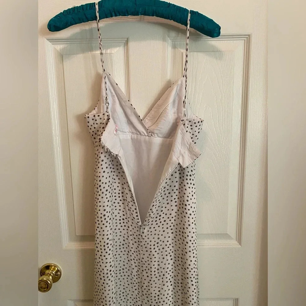 Vintage Betsey Johnson polka dot pinup Rockabilly formal dress - Picture 10 of 12